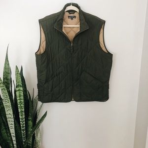 Men’s J. Crew Vest Forest Green XL